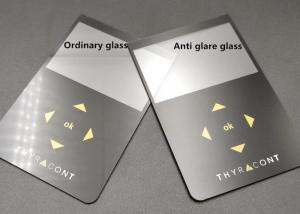China AG Coating Electronic Display Figured EN12150 Non Glare Glass factory