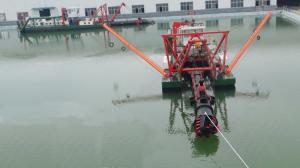 China Diesel Marine Engine 900 cbm/h Cutter Suction Dredgers for Reclamation and Waterway Construction factory