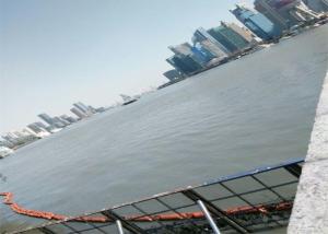 China PVC Floating Oil Containment Boom Excellent Wave Riding And Steadiness factory