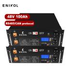 51.2V LFP Lifepo4 Battery Pack 50ah 100ah 200ah 24V 48V Lithium Ion Battery