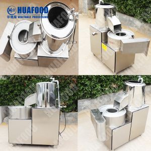 China Huafood hmq300 elektrische aardappelschiller potato peeling machine used
