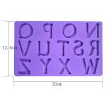 Silicone Baking Utensils Customized Cake Decoration Tools Alphabet Shape Mold