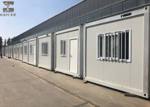 China Single Layer Pre Made Container Homes With Standard Galvanized Steel Frame Structure factory