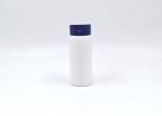 Cylindrical Pearl White PE Plastic Bottle 50ml 250ml Cosmetic Powder Container