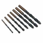 DIN338 High Speed Steel HSS Drill Bits Fully Ground Black / Gold Surface For