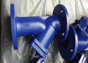 China SS304 Filter Ductile Iron Y Strainer For Steam Line 1.0/1.6 Mpa Graphite factory