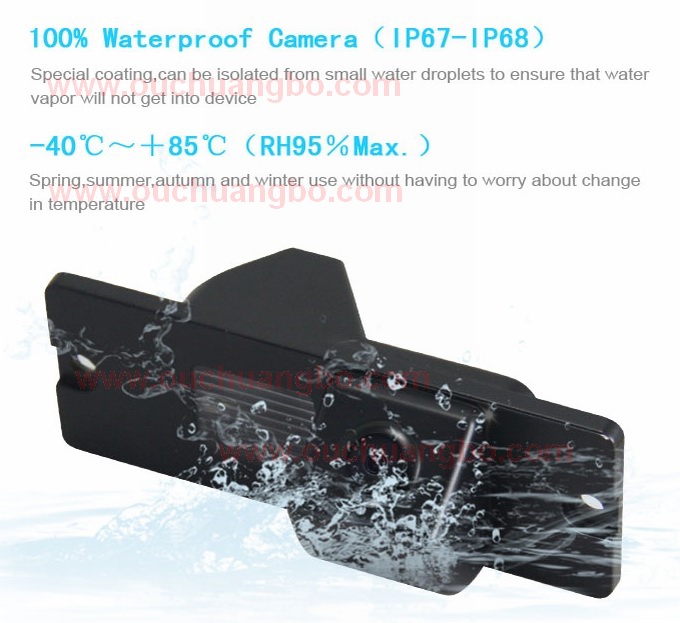 Ouchuangbo night waterproof rear camera for Mitsubishi Pajero OV7950 /MT136 /FCCD OCB-T6