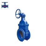 Ductile Iron Bevel Gear Operated Resilient Seated NRS Gate Valve For Water