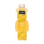 Leak proof Plastic Milk Tea Bottles with Handles 120ml-500ml Capacity Square