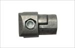 Silvery Male Tee Aluminum Pipe Joints Aluminum Tubing Connectors With Claw Head