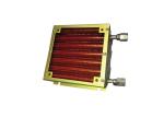 7mm Anodizing Copper Window Flat Finned Tube Heat Exchanger