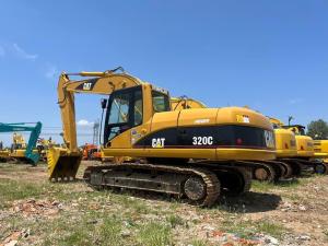 China 320C Used CAT Excavator Caterpillar 20 Ton Excavator Safety Operation Japan factory