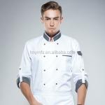 New Products Custom Soft Chef Garment Double Row Buttons Cooking Uniform for