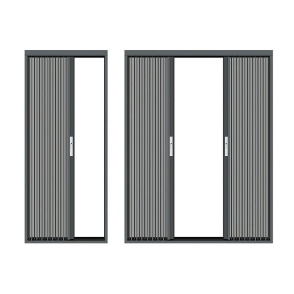 China DIY Aluminium Mosquito Net Retractable Sliding Screen Door factory