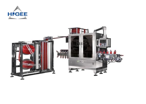 China Automatic Bottle Filling Capping And Labeling Machine For Pvc Shrink Sleeve factory