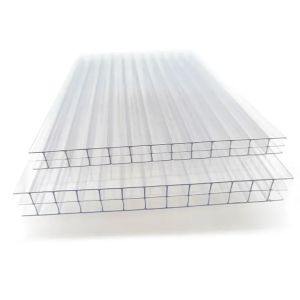 Clear Triple Layer Polycarbonate Sheet R U Value Triple Wall Polycarbonate