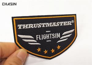 China Airline Uniform Clothing Embroidery Patches / Custom Embroidered Iron On Patches factory