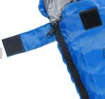 Outside Blue Grey Cotton Lightweight Mummy Bags For Big Guys