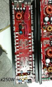 China High power classAB 4 channel car amplifier 250w (250.4AB) factory