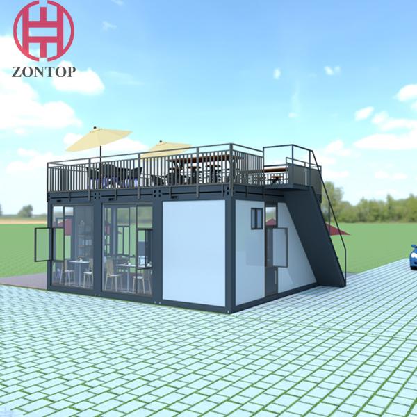 Zontop China Supplier Living Container House Mobile Prefab House Apartment Shop