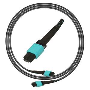China MPO MTP G657A1 OM4 24 Fiber Trunk Cable For Data Center factory