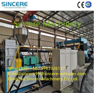 China 1000mm Computerized PE PP PET Plastic Sheet Extrusion Machine factory