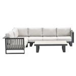 Stylish and Durable AJUNION All Weather Cushions Garden Furniture Set for Your