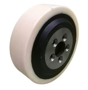 China drive wheel for electric pallet truck PU on steel casters 200mm factory