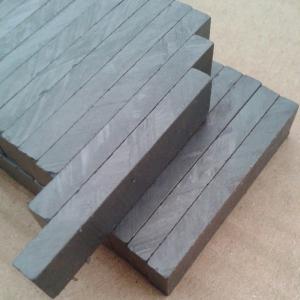 China Customized Long Large Bar Ferrite Ceramic Magnet For Industrial Use factory