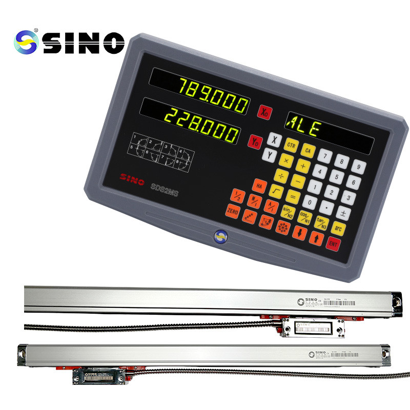 SINO SDS2MS Digital Readout 2 Axes Optical With Angle Linear Encoder Length 7-102cm For Milling Machine
