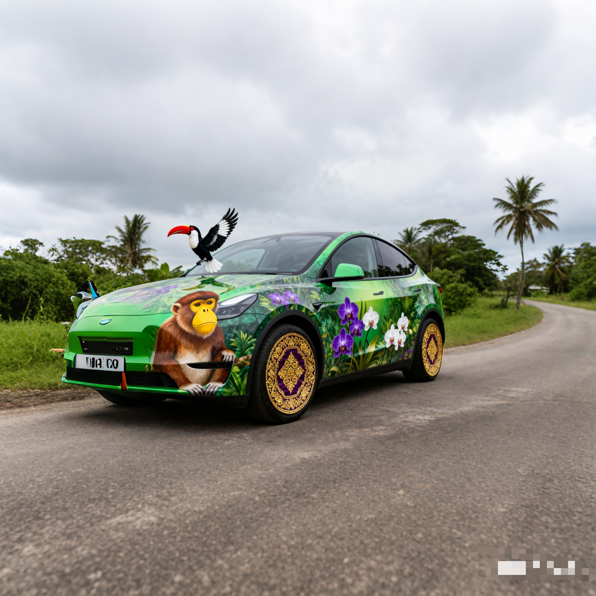 China Car Color Change Wrap / Color Wrap Film / Car Wrap / Car Wrap Art / Automotive Art Wrap / Paint Protection Film (PPF) / Custom Car Wrap Service / Cartoon-Themed Car Wrap / Artistic Car Wrap factory on sale