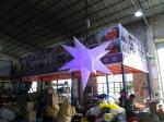 Inflatable Star With LED Light , Oxford Material Inflatable Advertising Products