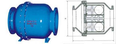 Ductile Iron GGG50 Sliding Multi Ball Check Valve Big Size DN400 DN500