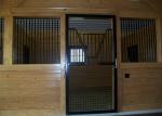 Classic Equine Equipment horse stall front panels with sliding door