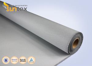 China Satin Weave Polyurethane Coated Fiberglass Fabric for Fabric expansion joint factory