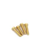 DIN933 Hex Head Brass Bolts Hexagon Screws Copper Plated Brass Hex Bolt
