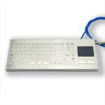 IP67 Waterproof Industrial Keyboard With TouchPad Over 2 Million Key Life Cycle