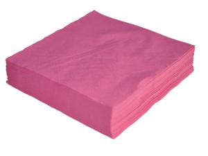 China 16gsm 2ply Magenta Color Paper Napkin Tissue Tableware Decoration factory