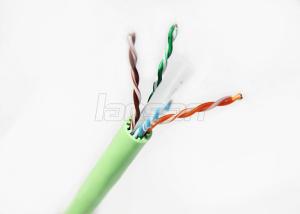China High Speed Transmission Cat6A Lan Cable Rohs Jacket PE Insulation 1000ft / 305m factory