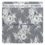 Jacquard Sewing Eyelash Lace Trim Fabric By The Yard , Custom Printed