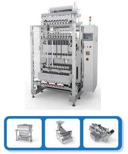 China Multi Lane Ketchup Sachet Packing Machine Multi Track Small Stick Bag Automatic factory