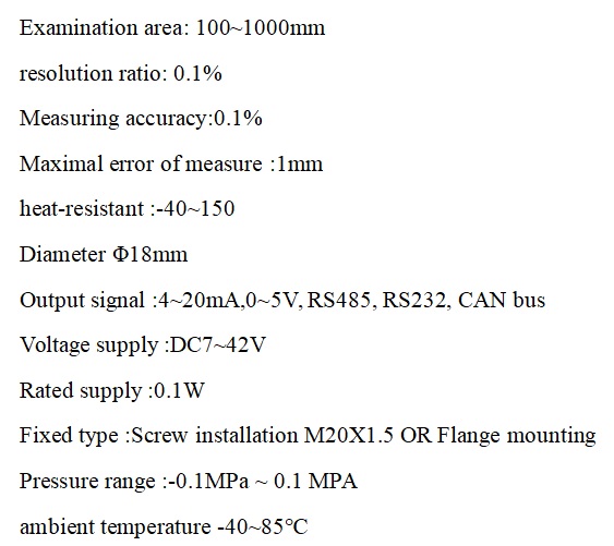 Capacitor Fuel Sensor For Truck Bus Supports GPS Tracker Product