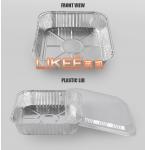 Food Packaged 800ml Aluminum Foil Tray Alloy 8011 Disposable Foil Pan