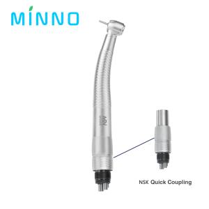 China Quick Coupling Fiber Optic Handpiece 4 Air LED High Speed Handpiece factory