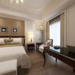 Upscale 5 Star Hotel Bedroom Furniture Luxurious For Business Area
