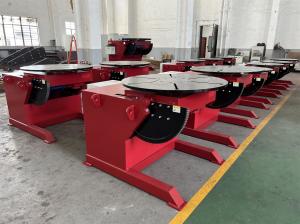 China Bolt Height Adjustable Welding Positioner For CNC Pipe Welding Rotator Table factory