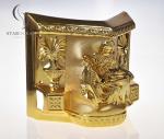 Last Supper Design Coffin Decorative Corner 24K Gold Metal Non-toxic Dignified 9