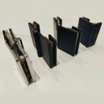 Stainless Steel Casting Shower Door Clamp Hinge Rustproof Flexible