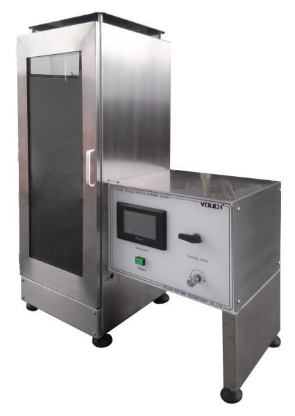 Combustion Textile Vertical Flame Test Chamber For Fire Resistance Test