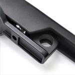Plastic Free Hanging Push Lock Door Handle Zinc Alloy Carbon Steel